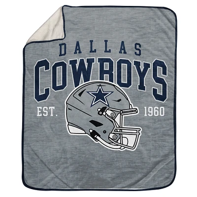 Pegasus Dallas Cowboys 50" x 60" Arch Block Ultra Cozy Sweatshirt Blanket