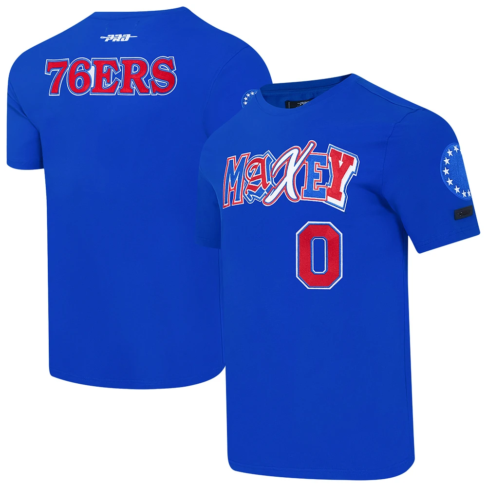 Men's Pro Standard Tyrese Maxey Royal Philadelphia 76ers City Ransom T-Shirt