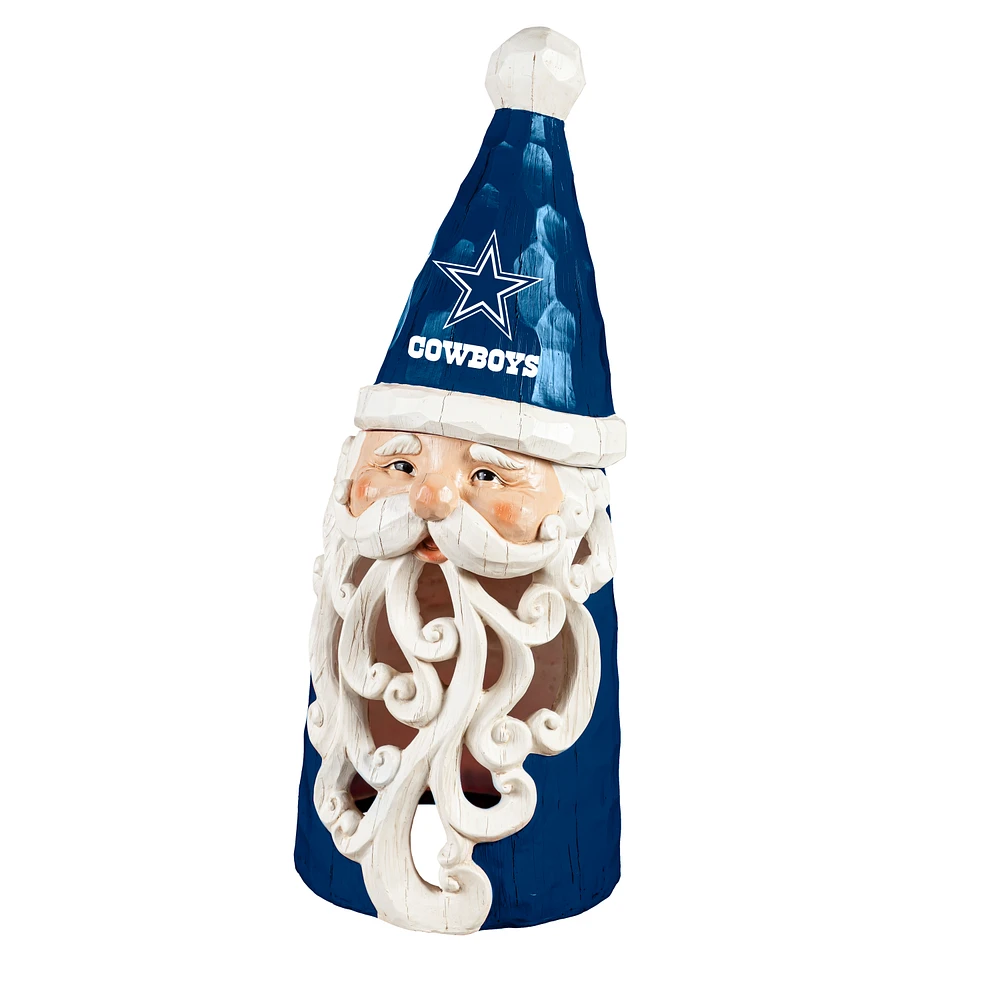 Dallas Cowboys 26" LED Santa Garden Statue