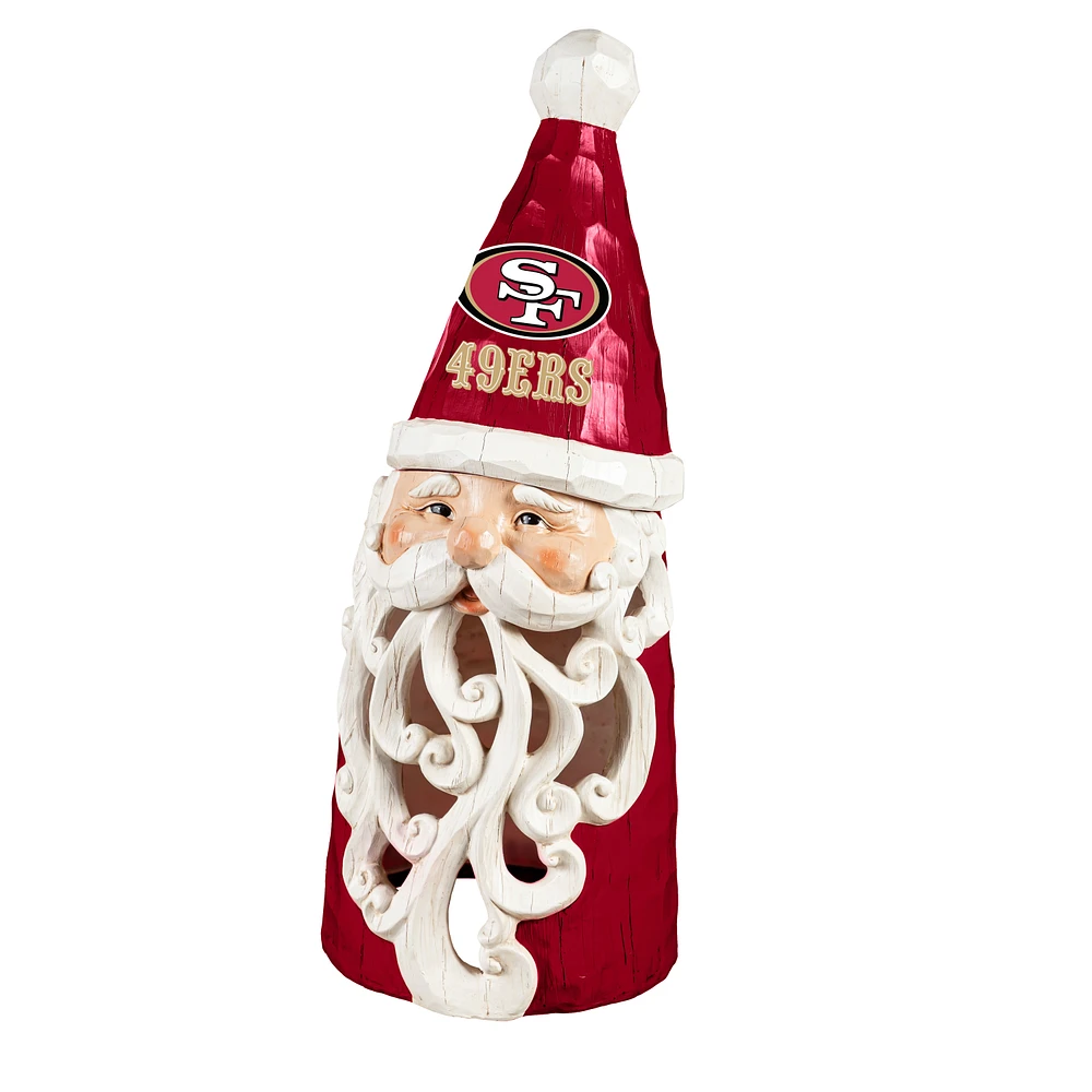 San Francisco 49ers 26" LED Santa Garden Statue