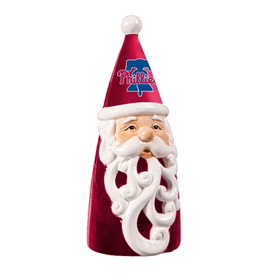 Philadelphia Phillies 8" LED Santa Statue