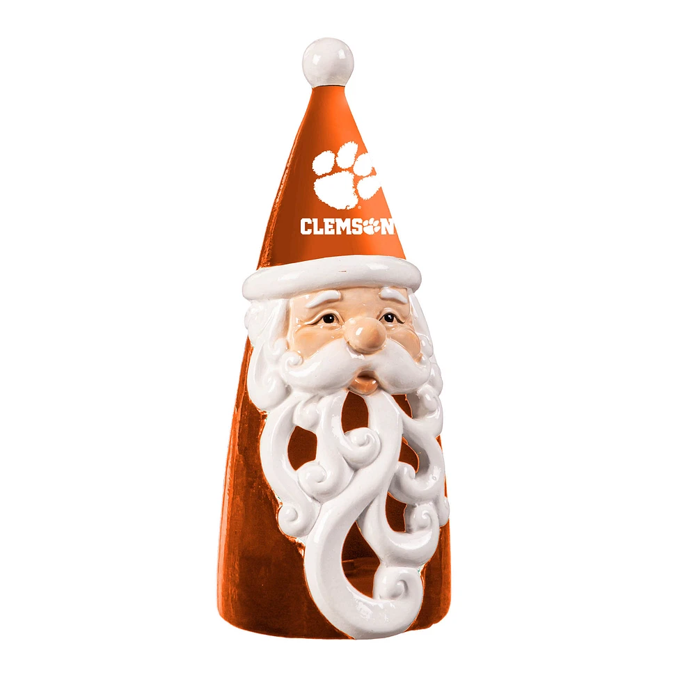 Clemson Tigers 8" LED Santa Statue