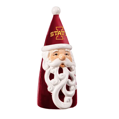 Iowa State Cyclones 8" LED Santa Statue