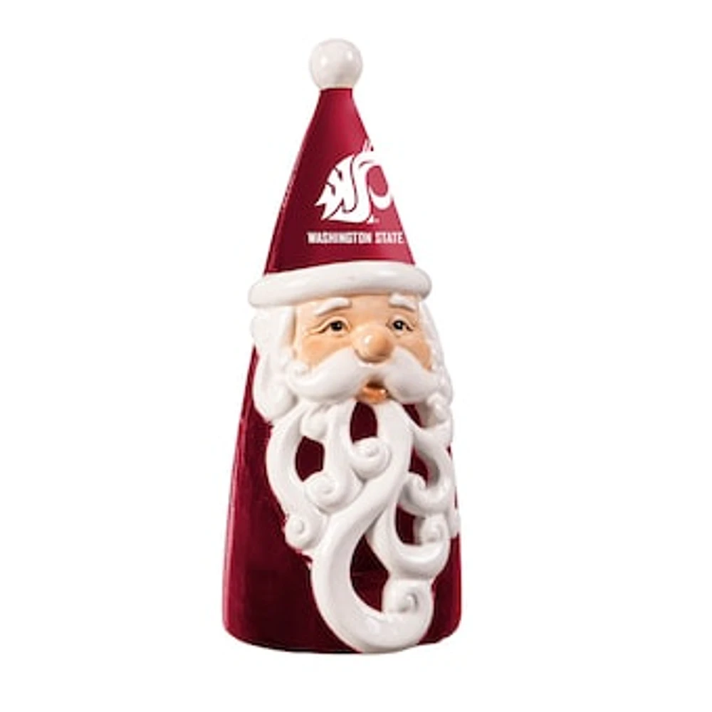 Washington State Cougars 8" LED Santa Statue