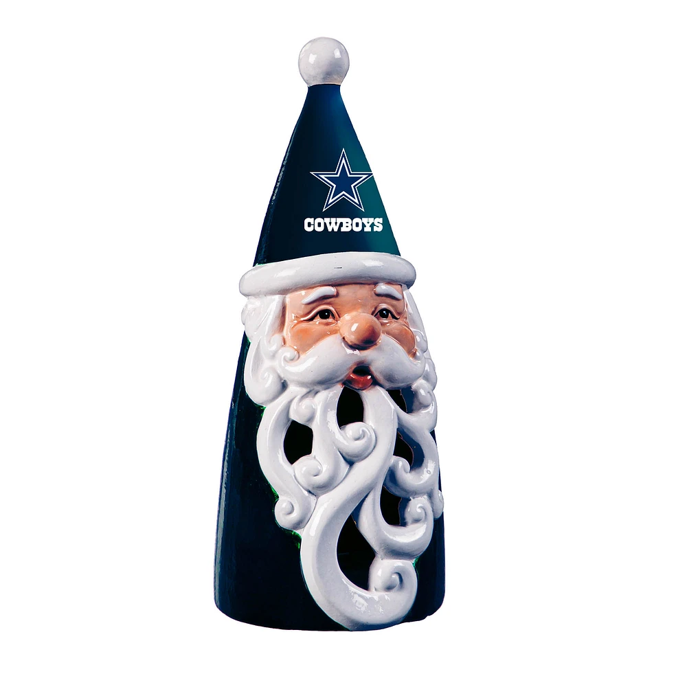 Dallas Cowboys 8" LED Santa Statue