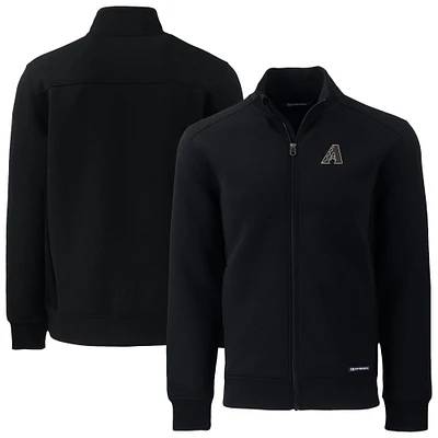 Men's Cutter & Buck Black Arizona Diamondbacks Big Tall Roam Eco Recycled Full-Zip Jacket