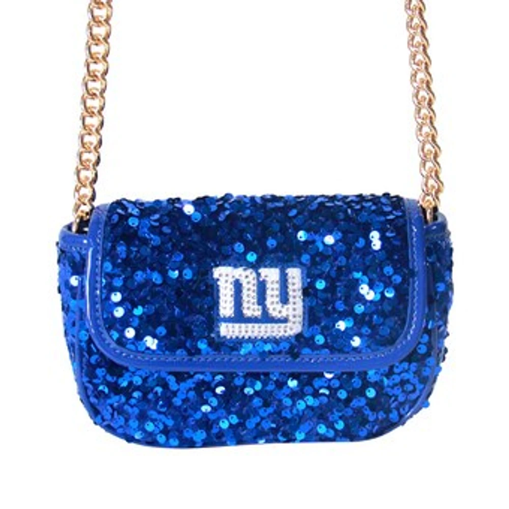 Cuce Royal New York Giants Sequin Crossbody Bag