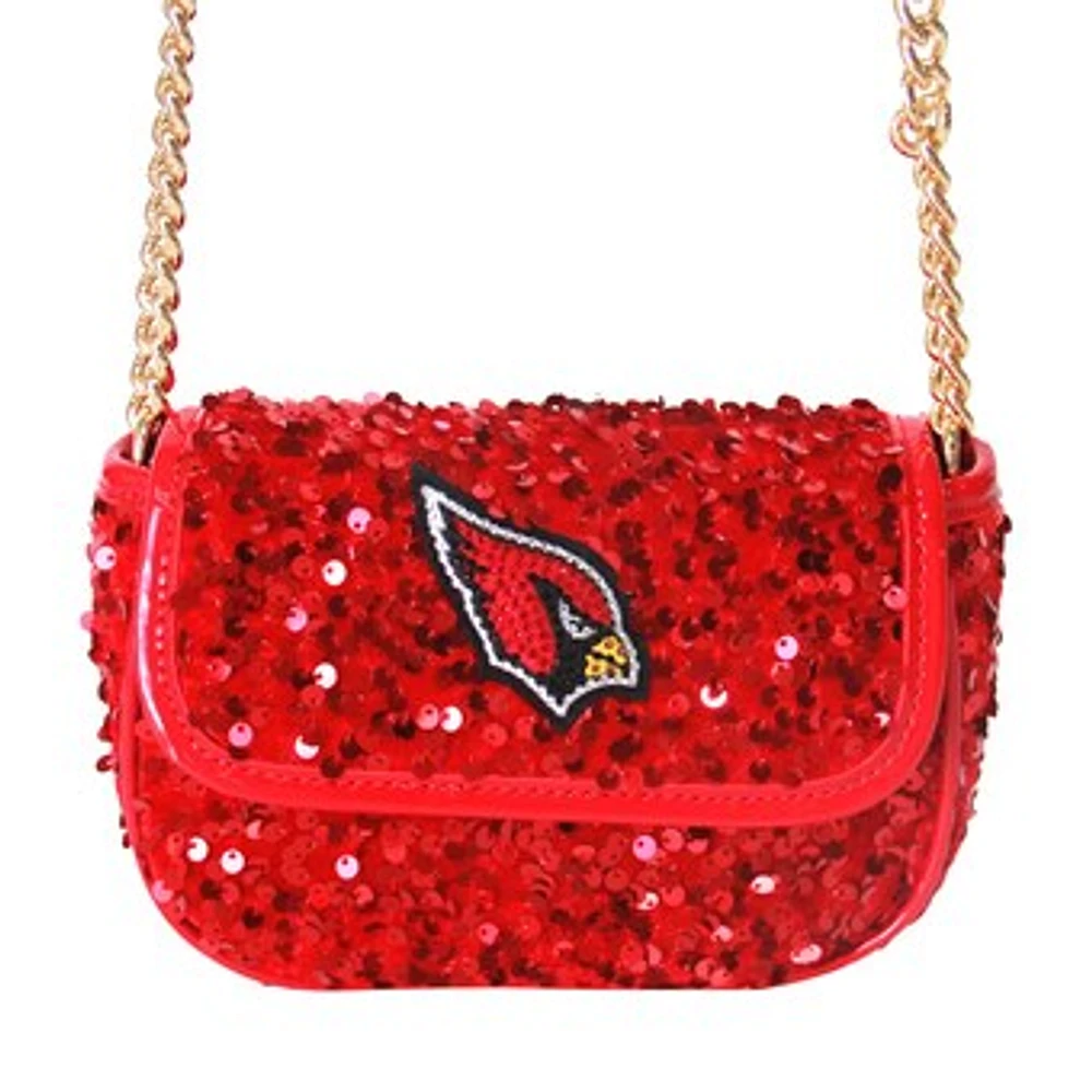 Cuce Cardinal Arizona Cardinals Sequin Crossbody Bag