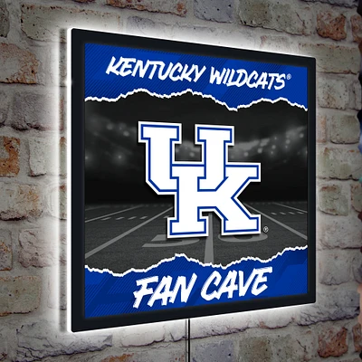 Kentucky Wildcats 23" LED Fan Cave Square-Shaped Lighted Wall Sign