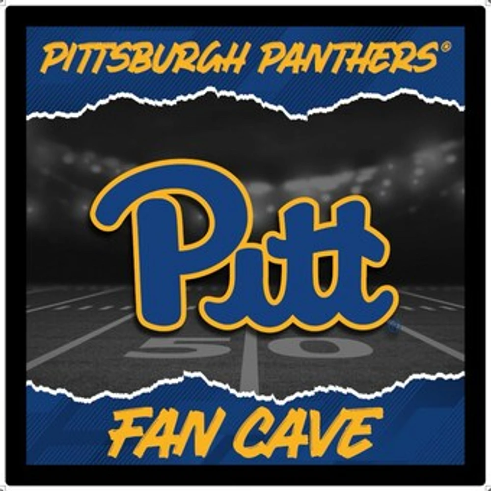 Pitt Panthers 23" LED Fan Cave Square-Shaped Lighted Wall Sign