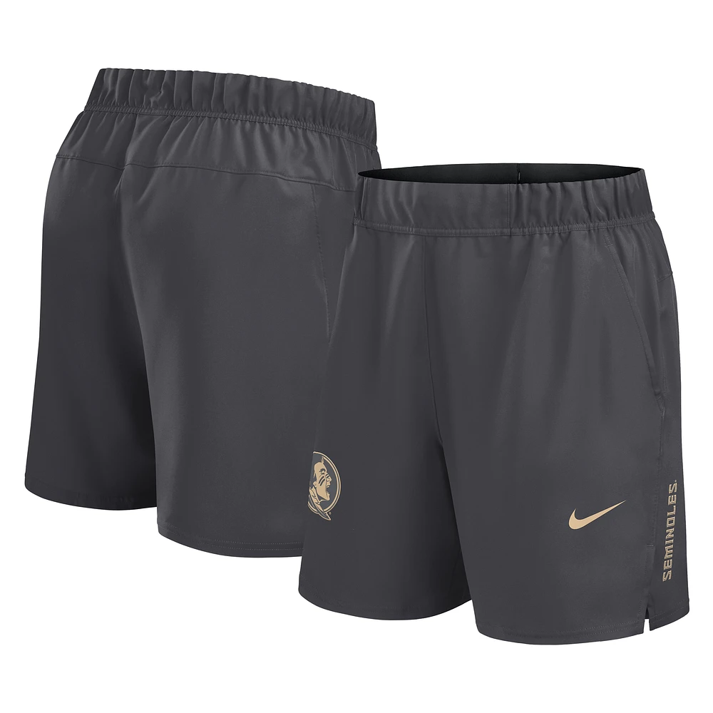 Men's Nike Gray Florida State Seminoles Primetime Victory Dri-FIT Shorts