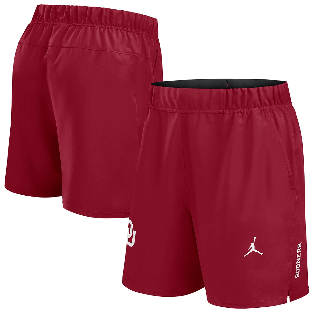 Men's Jordan Brand Crimson Oklahoma Sooners Primetime Victory Dri-FIT Shorts