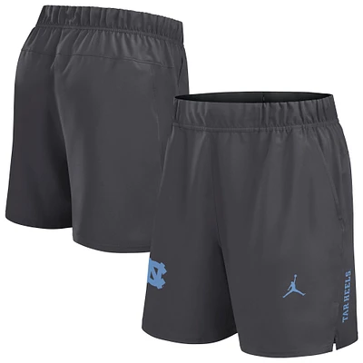 Men's Jordan Brand Gray North Carolina Tar Heels Primetime Woven Victory Performance Shorts