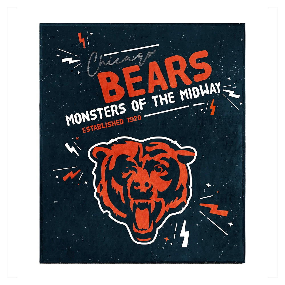 Chicago Bears 60" x 70" Plush Throw Blanket