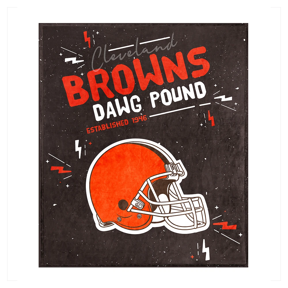Cleveland Browns 60" x 70" Plush Throw Blanket