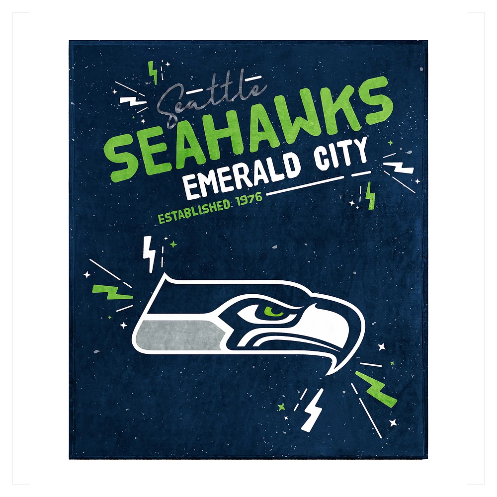 Seattle Seahawks 60" x 70" Plush Throw Blanket
