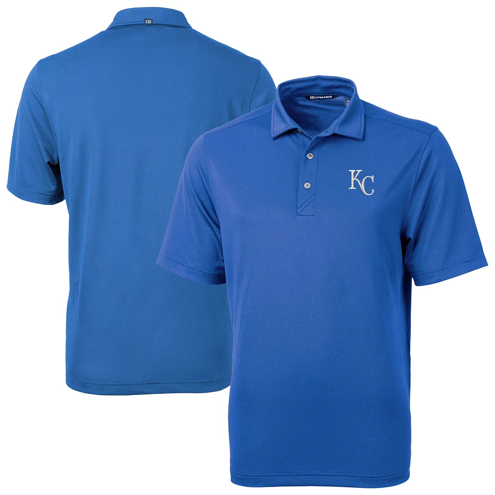 Men's Cutter & Buck Royal Kansas City Royals Virtue Eco Pique Recycled Polo