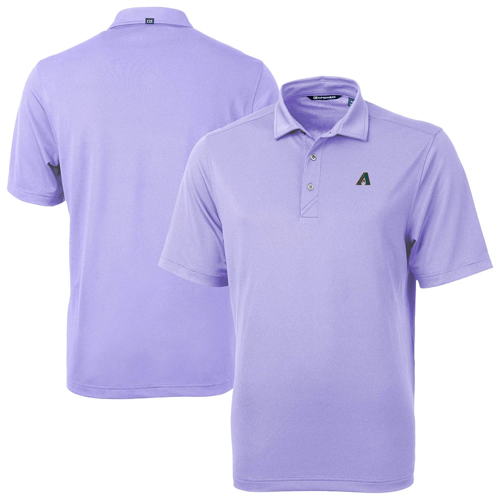 Men's Cutter & Buck Purple Arizona Diamondbacks Virtue Eco Pique Recycled Polo