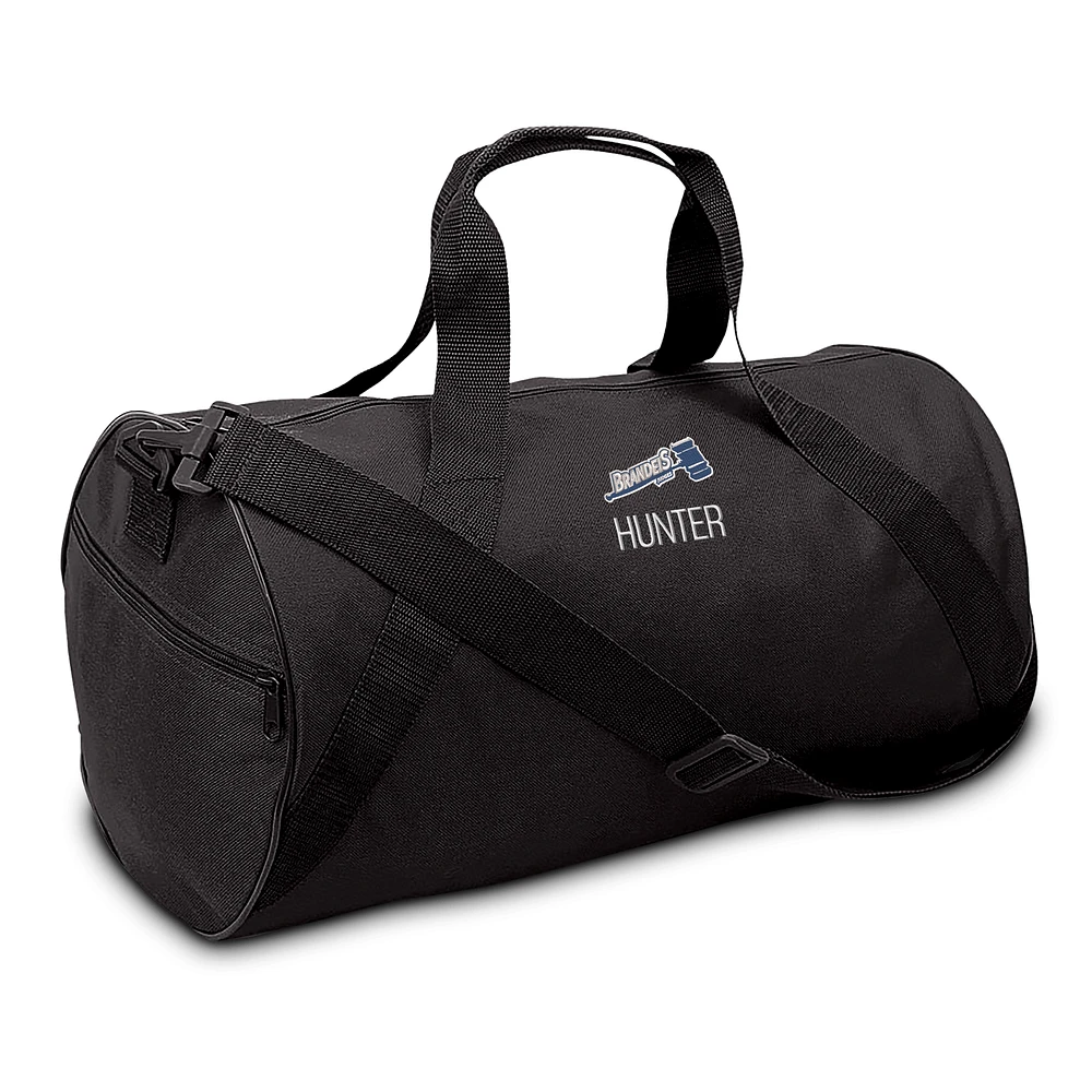 Youth Black Brandeis University Judges Personalized Duffel Bag