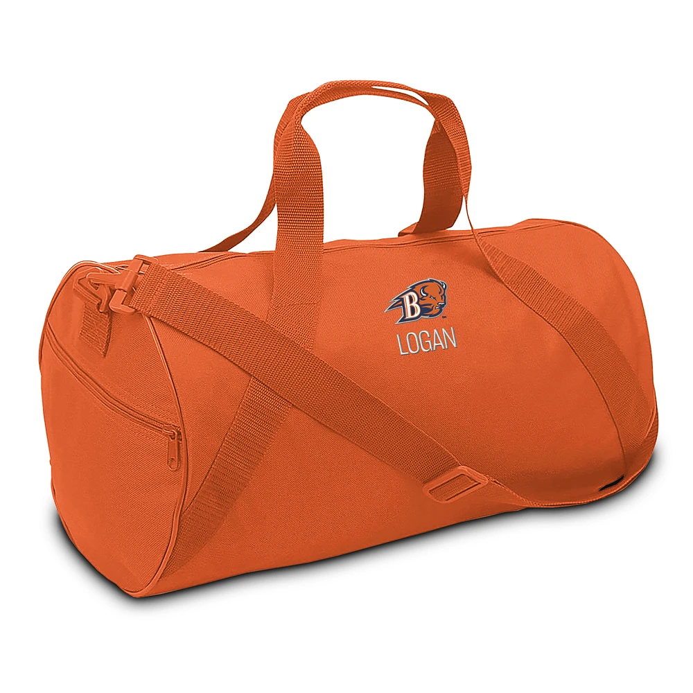 Youth Orange Bucknell Bison Personalized Duffel Bag