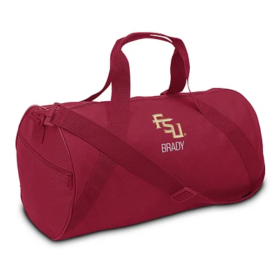 Youth Garnet Florida State Seminoles Personalized Duffel Bag