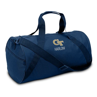 Youth Navy Georgia Tech Yellow Jackets Personalized Duffel Bag