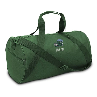 Youth Green Tulane Green Wave Personalized Duffel Bag