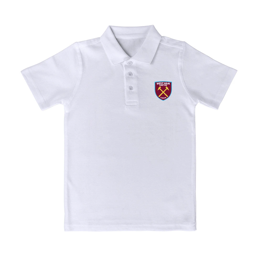Youth Vive La Fete White West Ham United Solid Polo