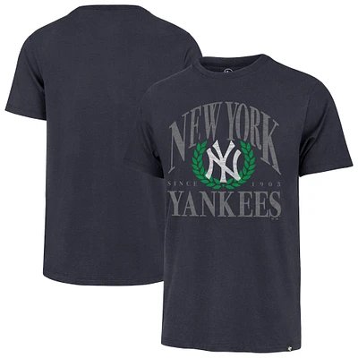 Men's '47 Navy New York Yankees Pitchout Franklin T-Shirt