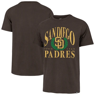 Men's '47 Brown San Diego Padres Pitchout Franklin T-Shirt