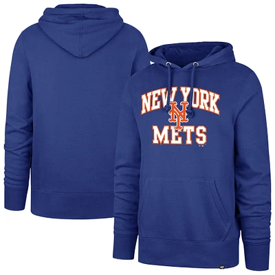 Men's '47 Royal New York Mets Velocity Headline Pullover Hoodie