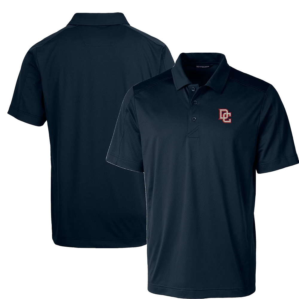 Men's Cutter & Buck Navy Washington Nationals Big Tall Cooperstown Collection Prospect Textured Stretch Polo