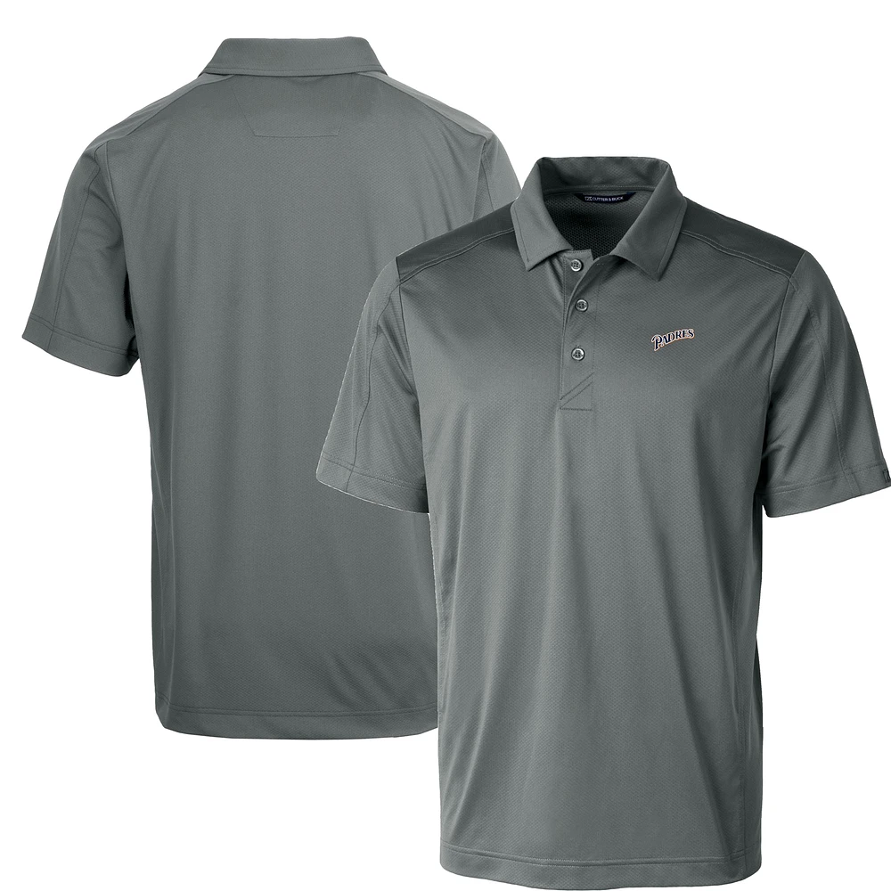 Men's Cutter & Buck San Diego Padres Big Tall Cooperstown Collection Prospect Textured Stretch Polo
