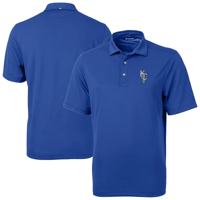 Men's Cutter & Buck Royal Kansas City Royals Connect Virtue Eco Pique Recycled Polo