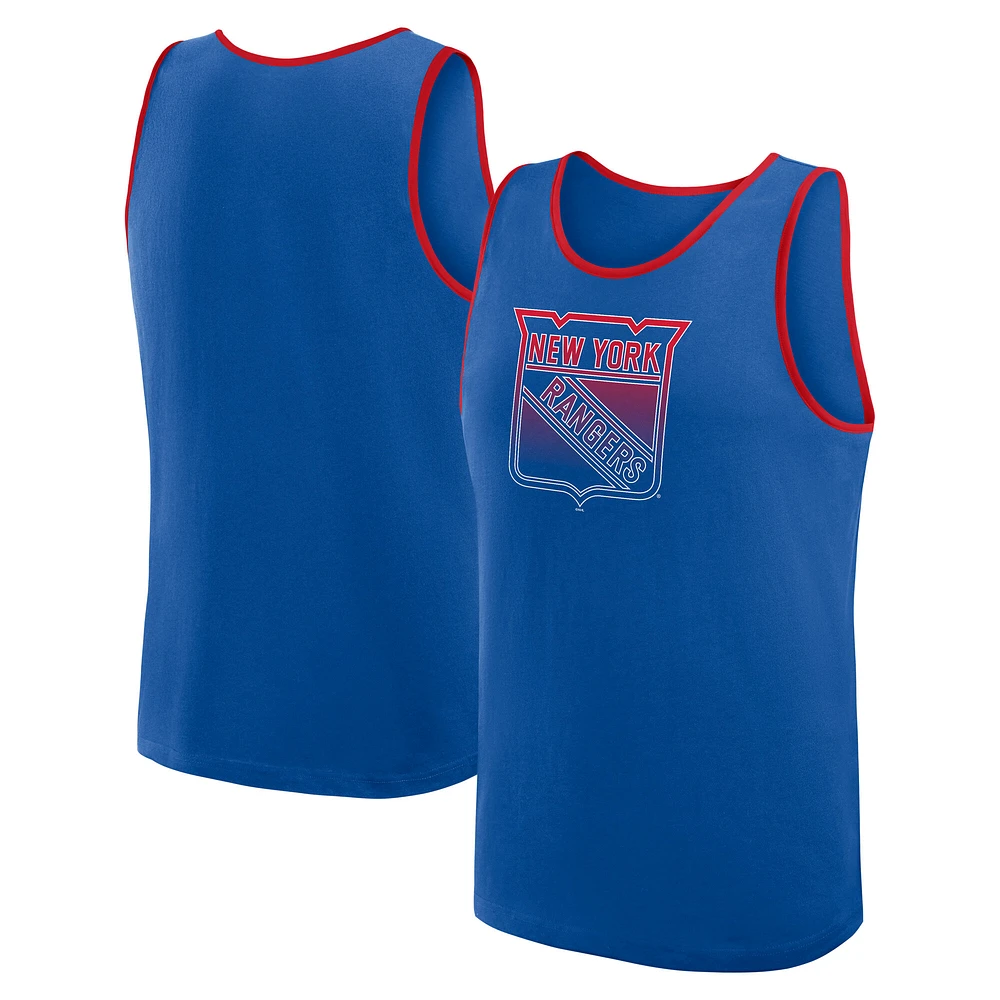 Men's Logo Athletic Blue New York Rangers Unmatched Success Tank Top