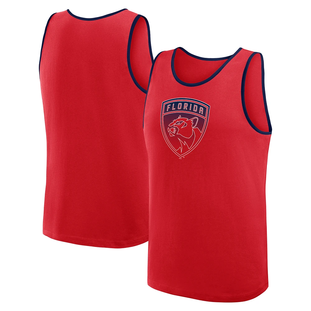 Men's Logo Athletic Red Florida Panthers Unmatched Success Tank Top