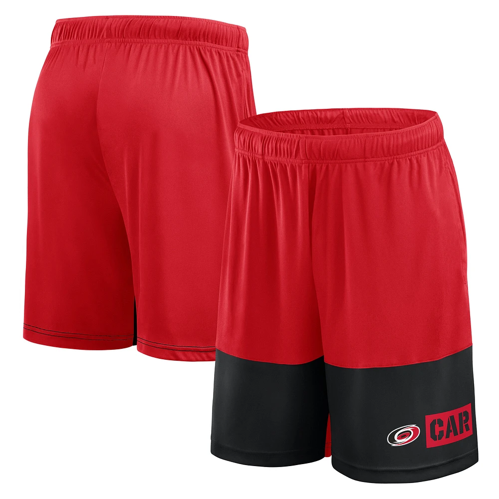 Men's Logo Athletic Red Carolina Hurricanes Best of the Shorts