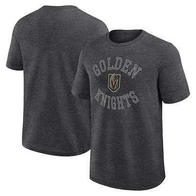 Men's Logo Athletic Heather Charcoal Vegas Golden Knights Success T-Shirt