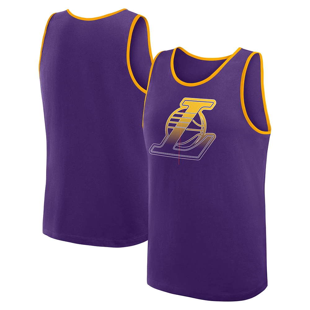 Men's Logo Athletic Purple Los Angeles Lakers Unmatched Success Tank Top