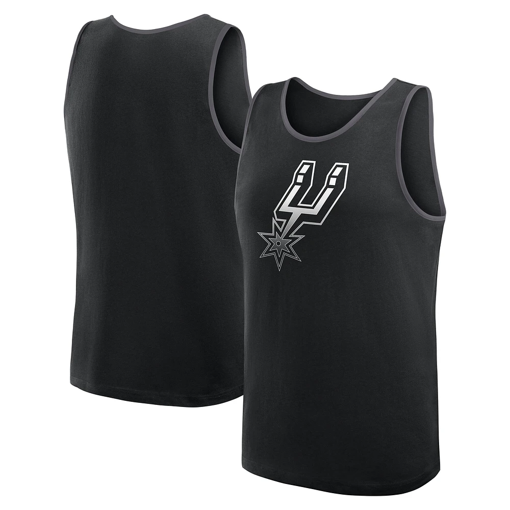 Men's Logo Athletic Black San Antonio Spurs Unmatched Success Tank Top