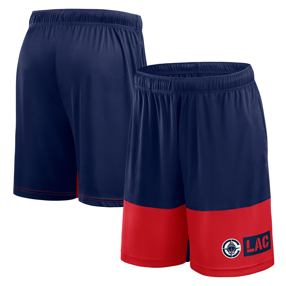 Men's Logo Athletic Navy LA Clippers Best of the Shorts