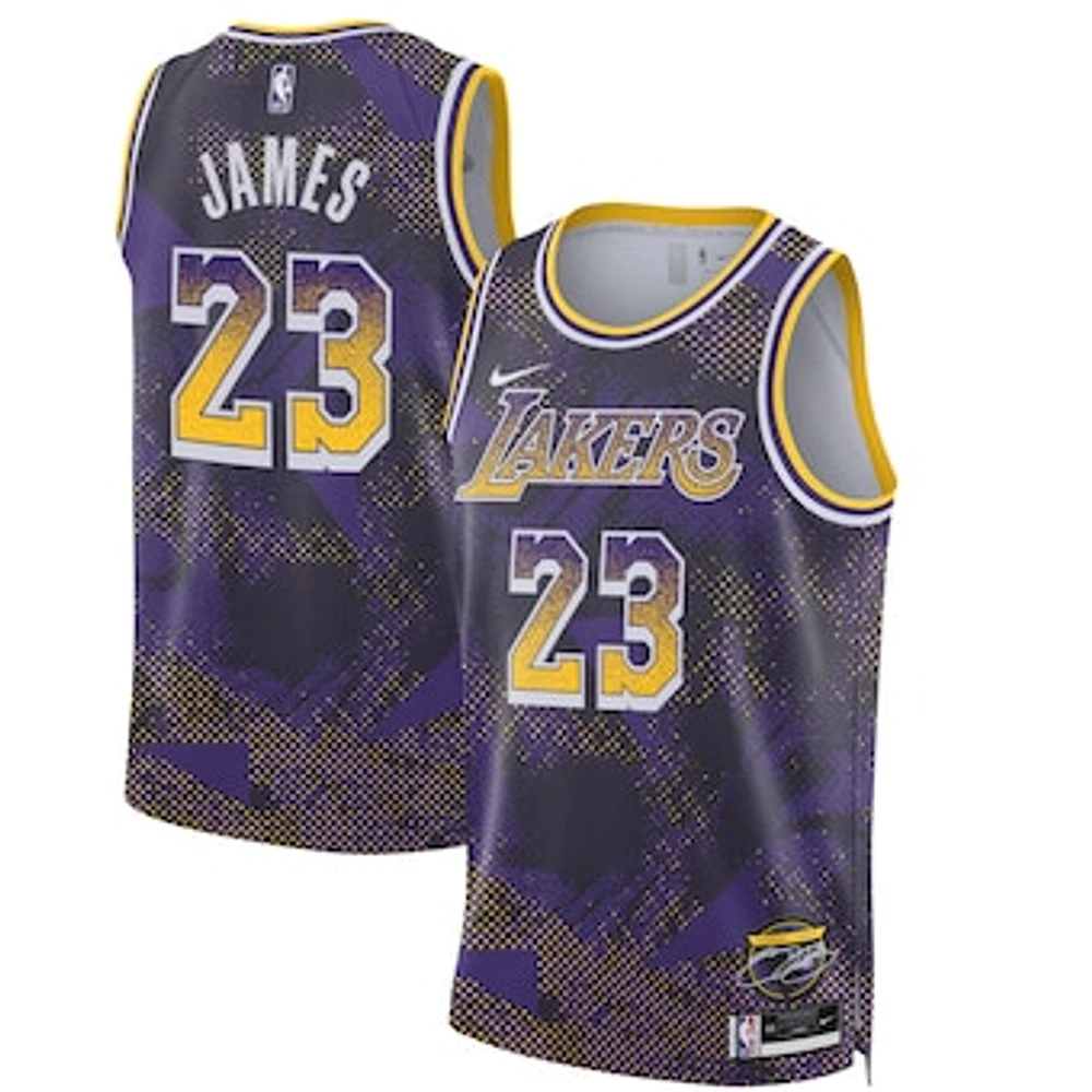 Unisex Nike LeBron James Purple Los Angeles Lakers 2025 Select Series Swingman Player Jersey