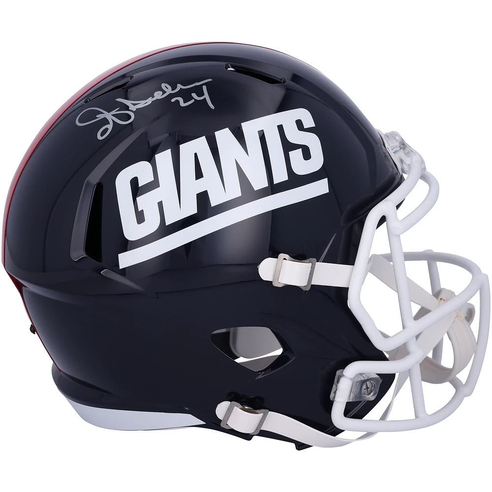 Ottis Anderson New York Giants Autographed Riddell Throwback 1980-99 Speed Replica Helmet