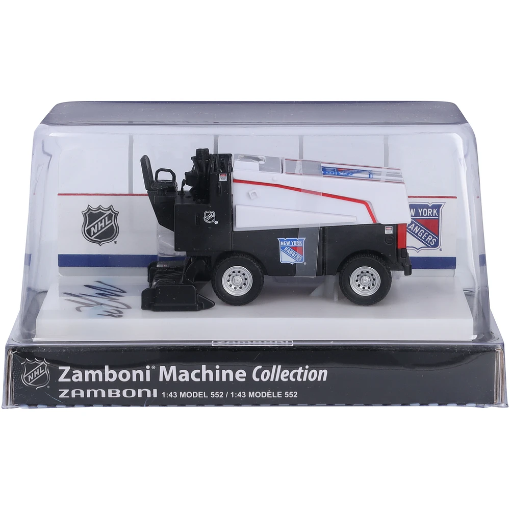Matt Rempe New York Rangers Autographed 1:43 Scale Die-Cast Zamboni
