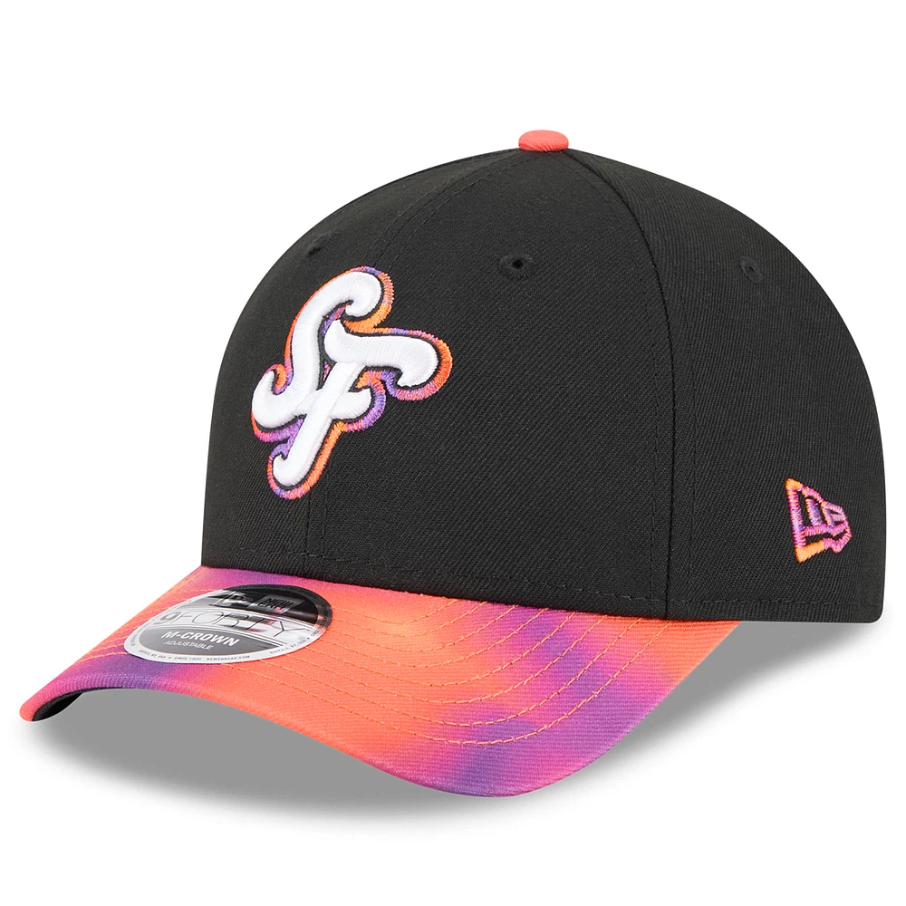 Men's New Era Black/Orange San Francisco Giants 2025 City Connect 9FORTY M-Crown Adjustable Hat