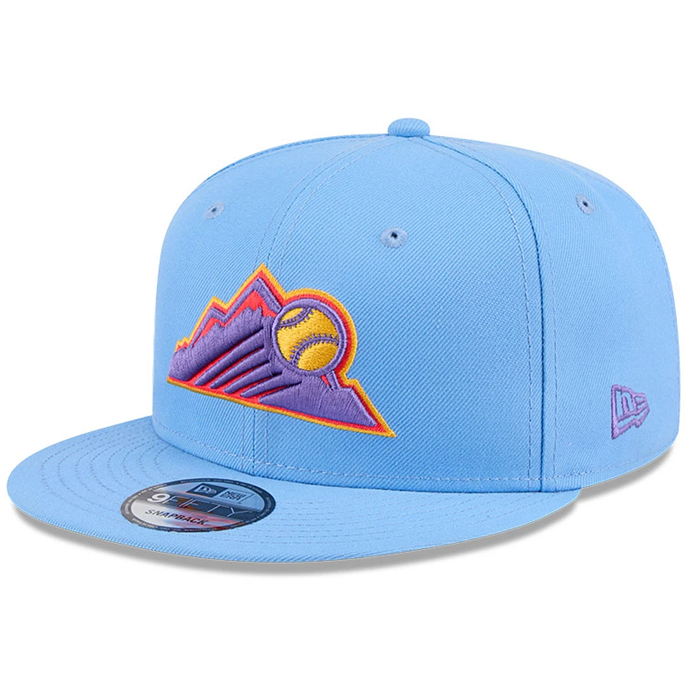 Men's New Era Light Blue Colorado Rockies 2025 City Connect 9FIFTY Snapback Hat