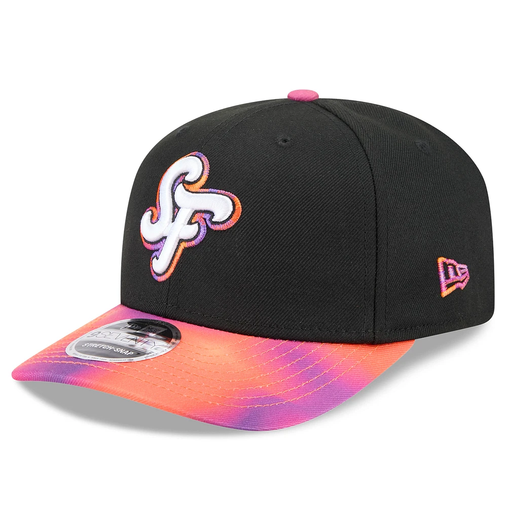 Men's New Era Black/Orange San Francisco Giants 2025 City Connect 9SEVENTY Adjustable Hat