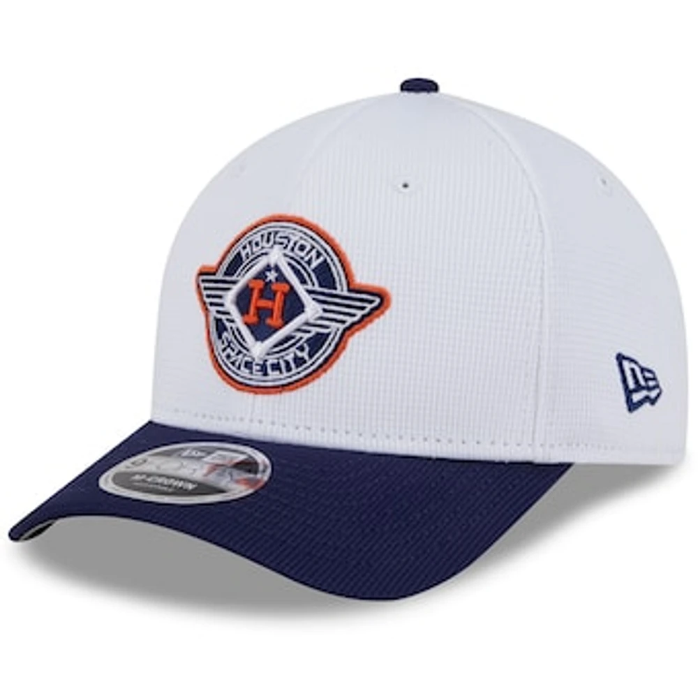 Men's New Era White/Navy Houston Astros 2025 City Connect Batting Practice 9FORTY Adjustable Hat