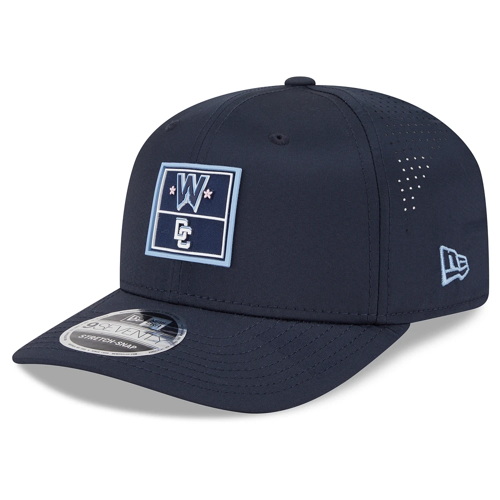 Men's New Era Navy Washington Nationals 2025 City Connect 9SEVENTY Adjustable Hat