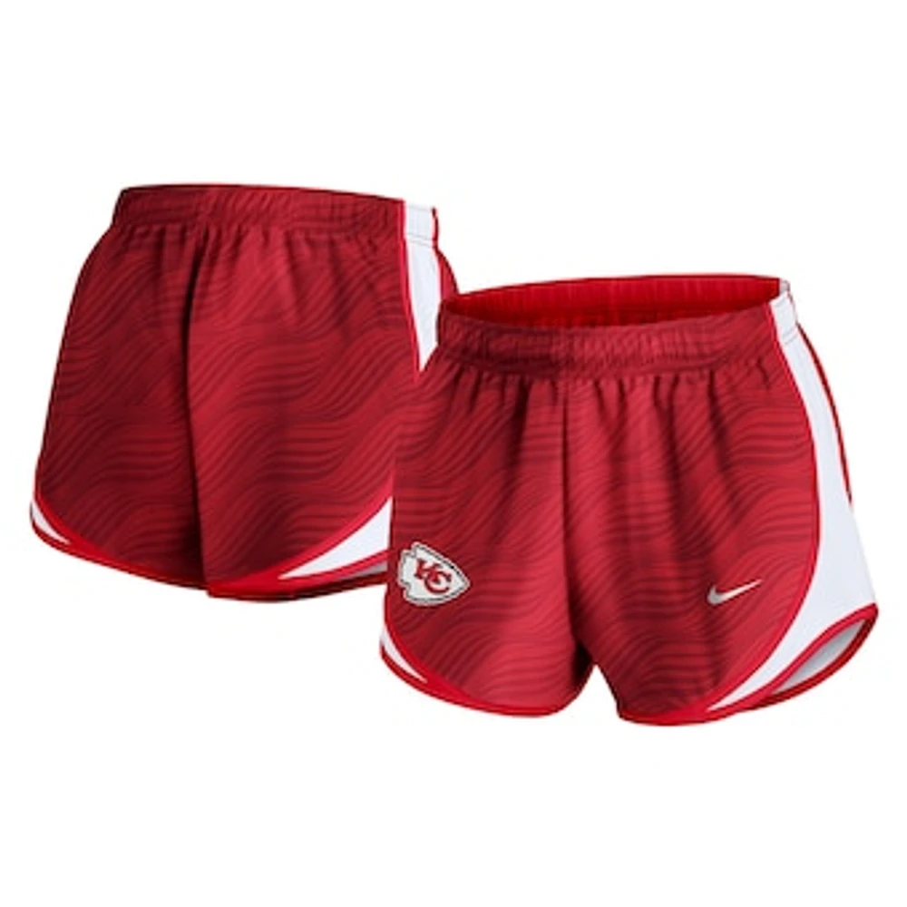 Women's Nike Red Kansas City Chiefs Tempo Dri-FIT Shorts